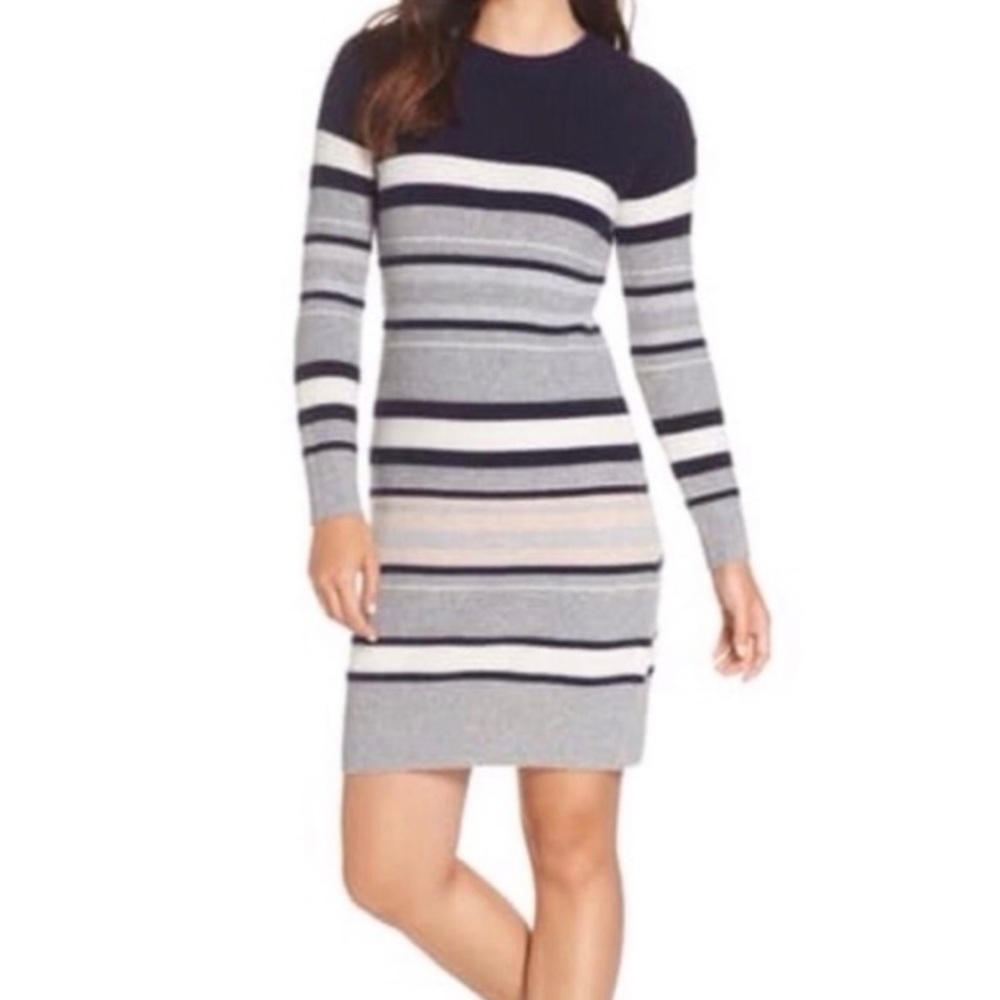 CAARA Long Sleeve Sweater Dress Med NWOT